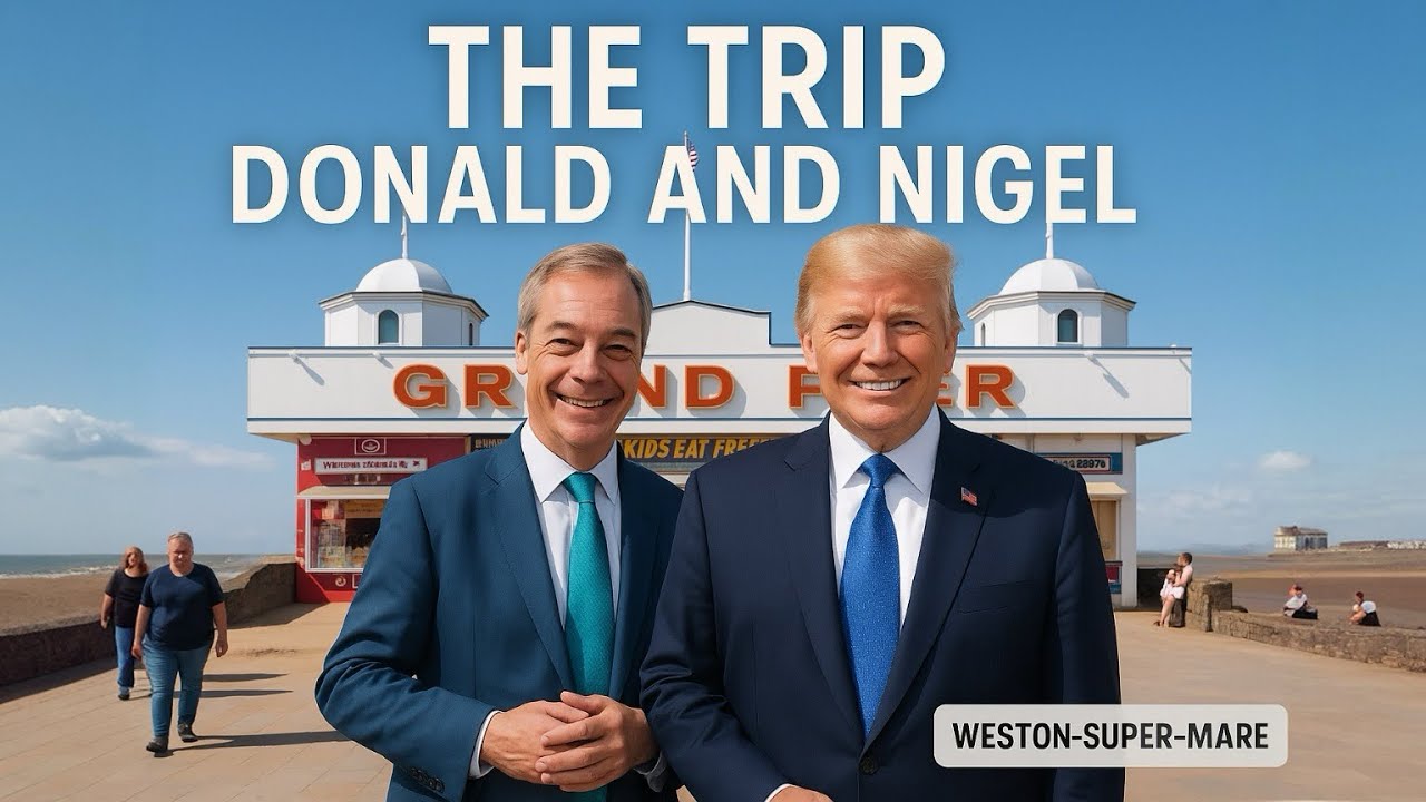 Поездка — Найджел Фарадж и Дональд Трамп в Уэстон-сьюпер-Мэр