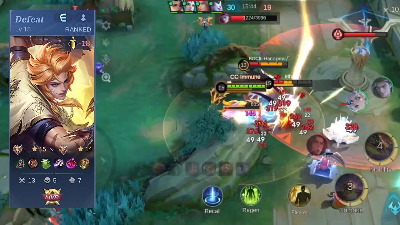 Mythic ⭐ 15 ⏩ ⭐ 14 | Lukas Gameplay | MLBB #mlbb #mobilelegends #lukas 