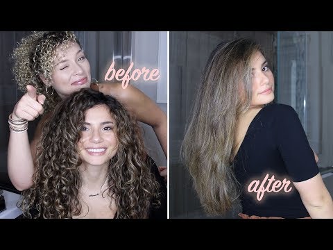 RECTA COMO blowdry RIZADO