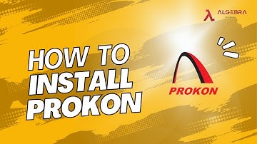 HOW TO INSTALL PROKON SOFTWARE