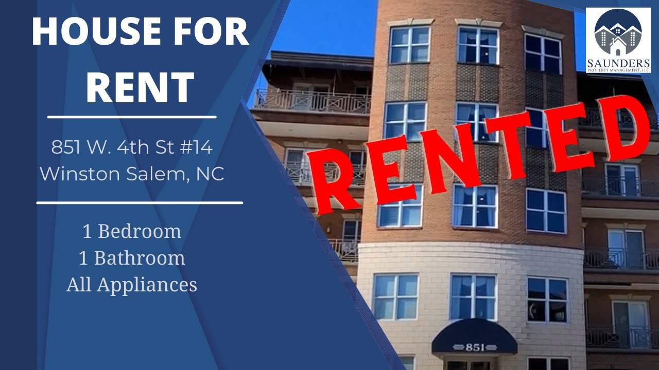 Downtown Winston Salem NC For Rent: 851 W. 4th St # 14 Winston Salem NC