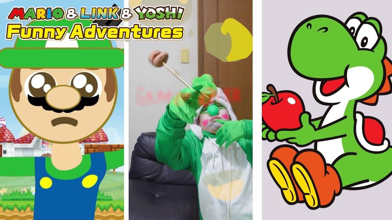 The Funny Adventures of Mario & Link ＆ Yoshi 🤣 ＃5721 - YouTube