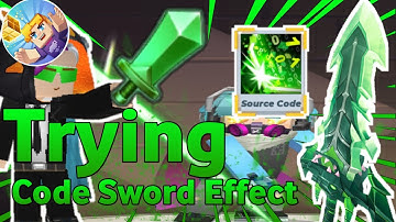 Trying "Source Code" Sword Effect In BedWars!! (BedWars) - [ Blockman Go:Adventure ] Koto BG