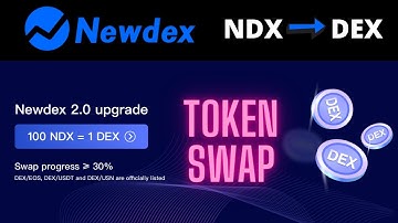 NDX to DEX Token Swap - Swap Newdex Token Before Deadline