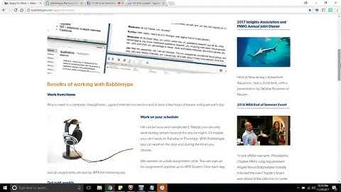 Become a Transcriptionist for BabbleType (Worldwide)