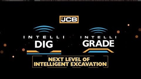 JCB Excavator Intelli Dig and Intelli Grade | Next-Level Intelligent Excavation