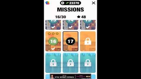 Mr Bullet MISSIONS Level 17. 3 Stars Walkthrough