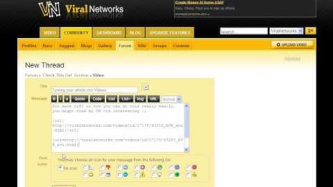 Clickable forum links
