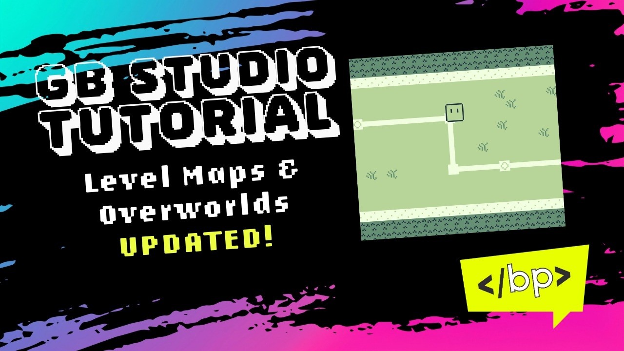 GB Studio Tutorial: Overworld or Level Map UPDATED! - YouTube