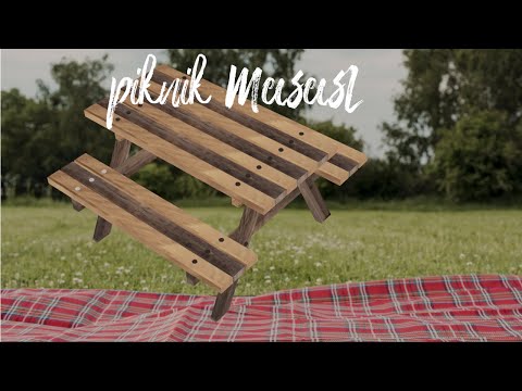 piknik (bahçe) masası yapımı