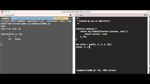 doctest + power-assert in JavaScript