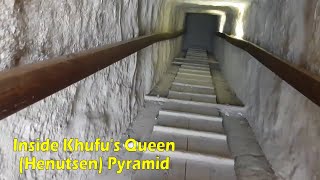 What was in here? Inside Pyramid of Henutsen.  Walking Tour at Giza Pyramids 2