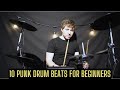 Capture de la vidéo 10 Punk Drum Beats For Beginners