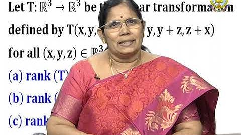 BRAOU UG Mathematics 3rd Year 5th Semester: Rank of a Linear Transformation