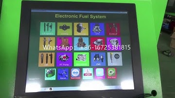 NTS300 Common Rail Injector Testing and Coding Operation Video for BOSCH Injectors