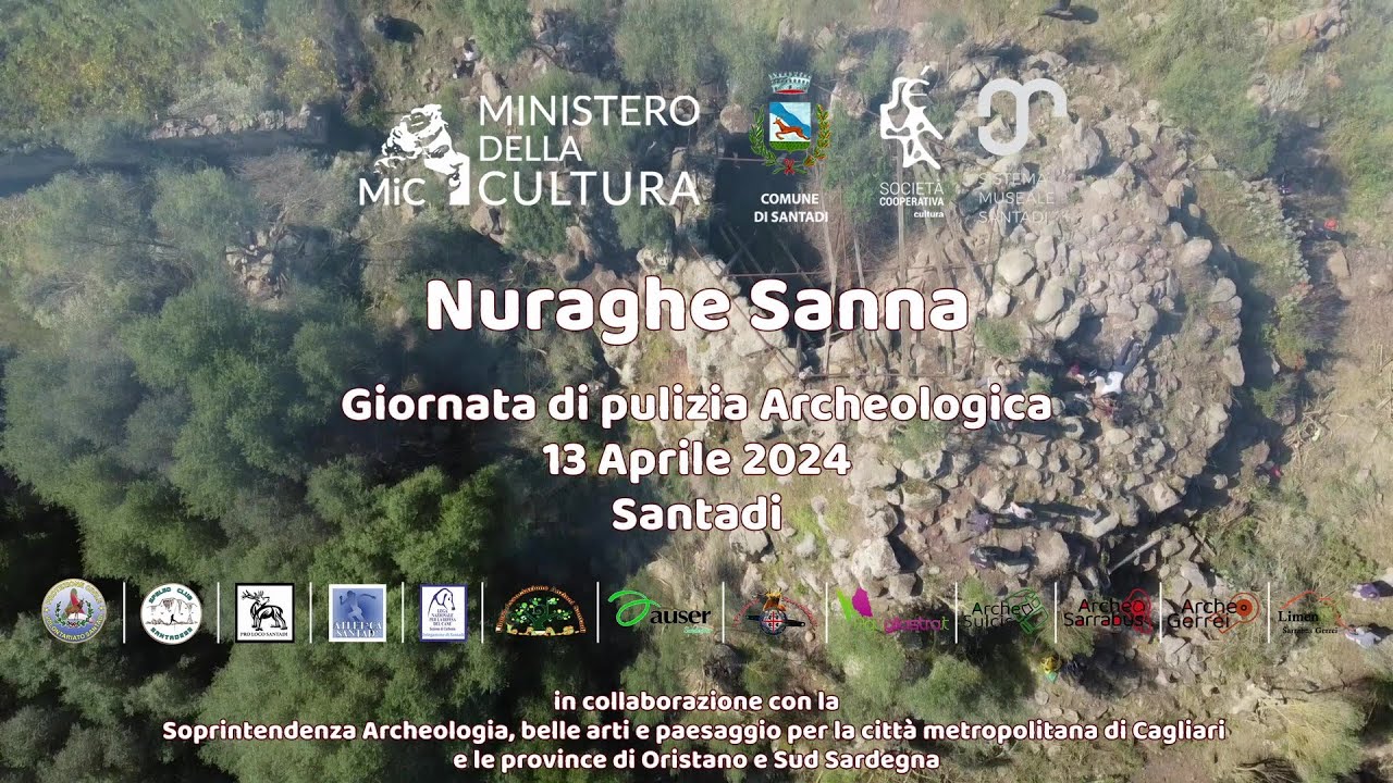 Pulizia Archeologica del Nuraghe Sanna - Santadi - Organizzazione Sémata So.Co.Cu.