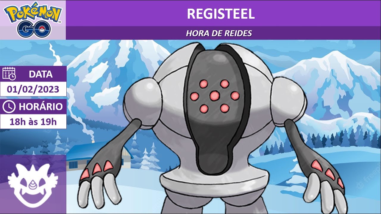 O Pokémon Lendário Registeel chega detonando nas Batalhas de Reide! –  Pokémon GO