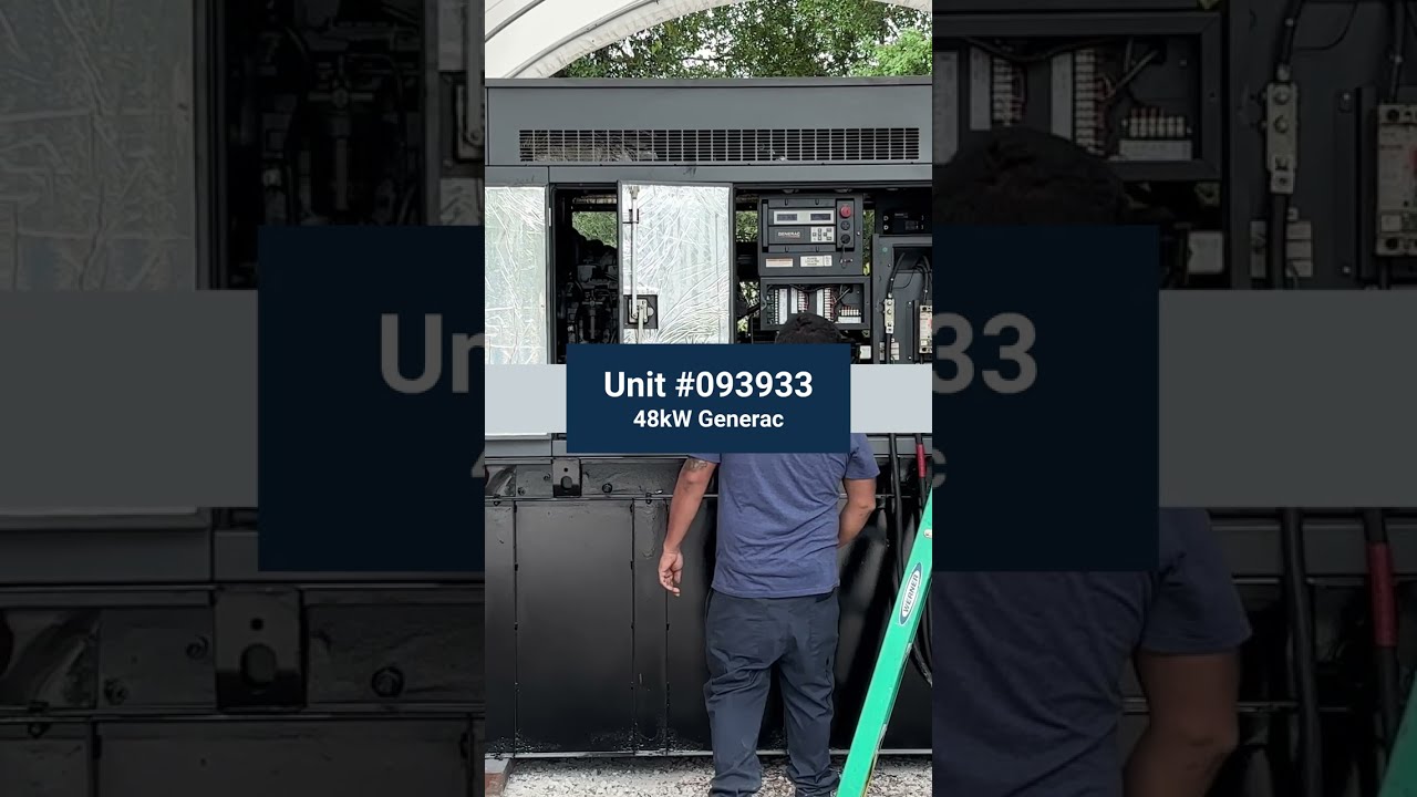 48kW Generac Diesel Generator | Load Bank Test | Unit 093933
