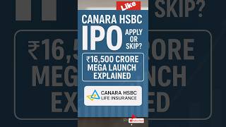 Canara HSBC Life Insurance IPO Review 2025 🔥 Full Details, Valuation &amp; GMP Explained in Hindi #ipo