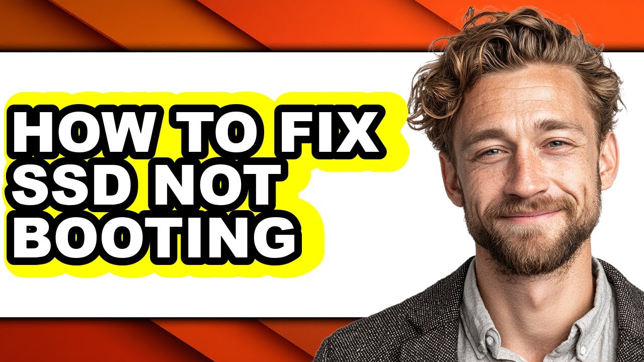 How to Fix Ssd Not Booting (only Way) - YouTube