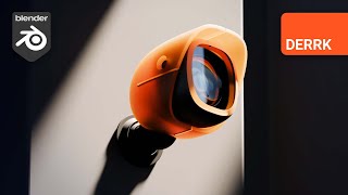 Security Camera in Blender [Full Process Modeling to Animation]