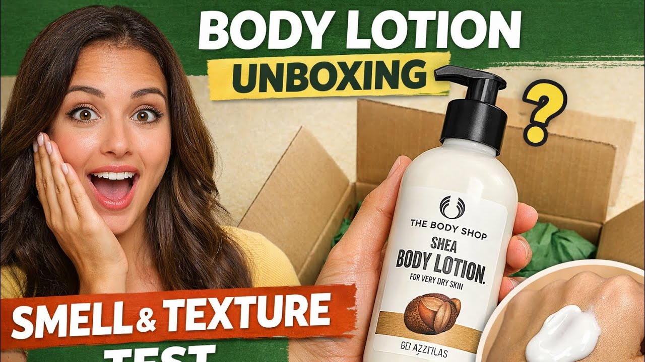 The Body Shop Body Lotion Unboxing | Smell, Texture & Results