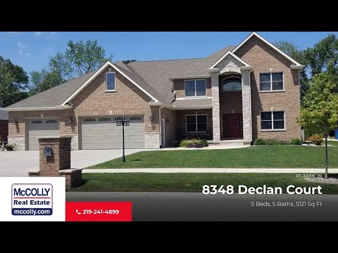 8348 Declan Court, St John, IN home video tour