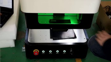 Mini Enclosed fiber laser marking machine
