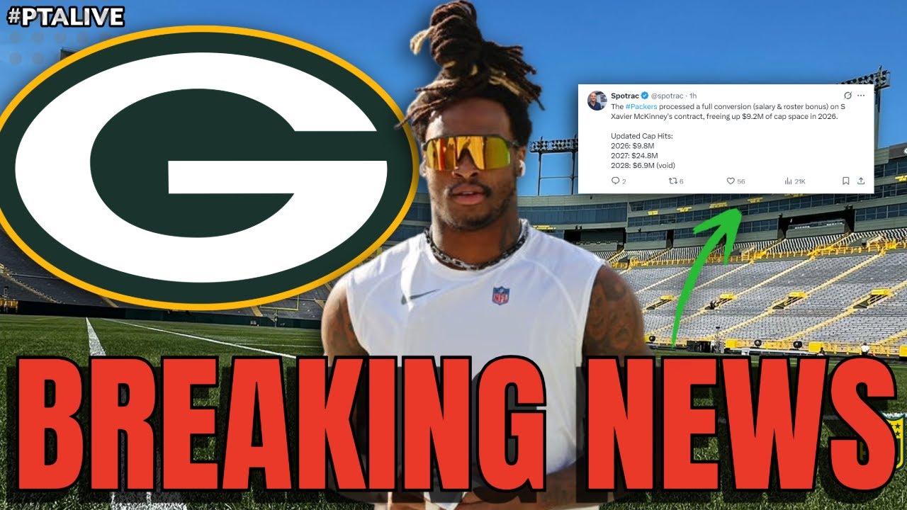 🔴 BREAKING: Packers Restructure Xavier McKinney’s Contract! How Much Cap Space Was Freed?!