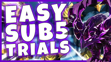 Dauntless Shadowtouched Koshai trials - EASIEST sub 5 build and guide