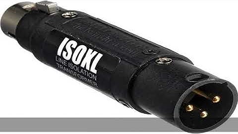 Whirlwind ISOXL Line-Level Isolation Transformer, 3-Pin XLR Male/Female Connectors