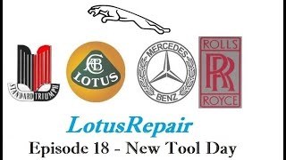 1977 Lotus S4 7 Super 907 Restoration - Ep 18, New Tool Day