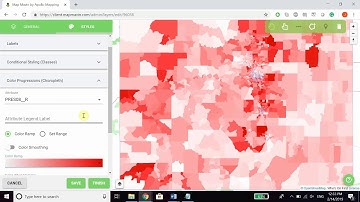 Map Mavin - Choropleth (Color Progression) Maps