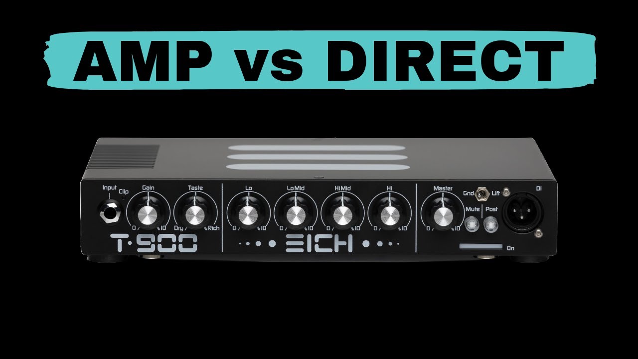 Eich T-900 Bass Amp DI Demo - YouTube