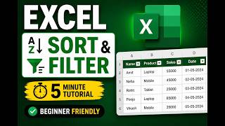 Excel Me Sort & Filter Kaise Use Kare | Beginner Friendly Tutorial | The Excel Lab
