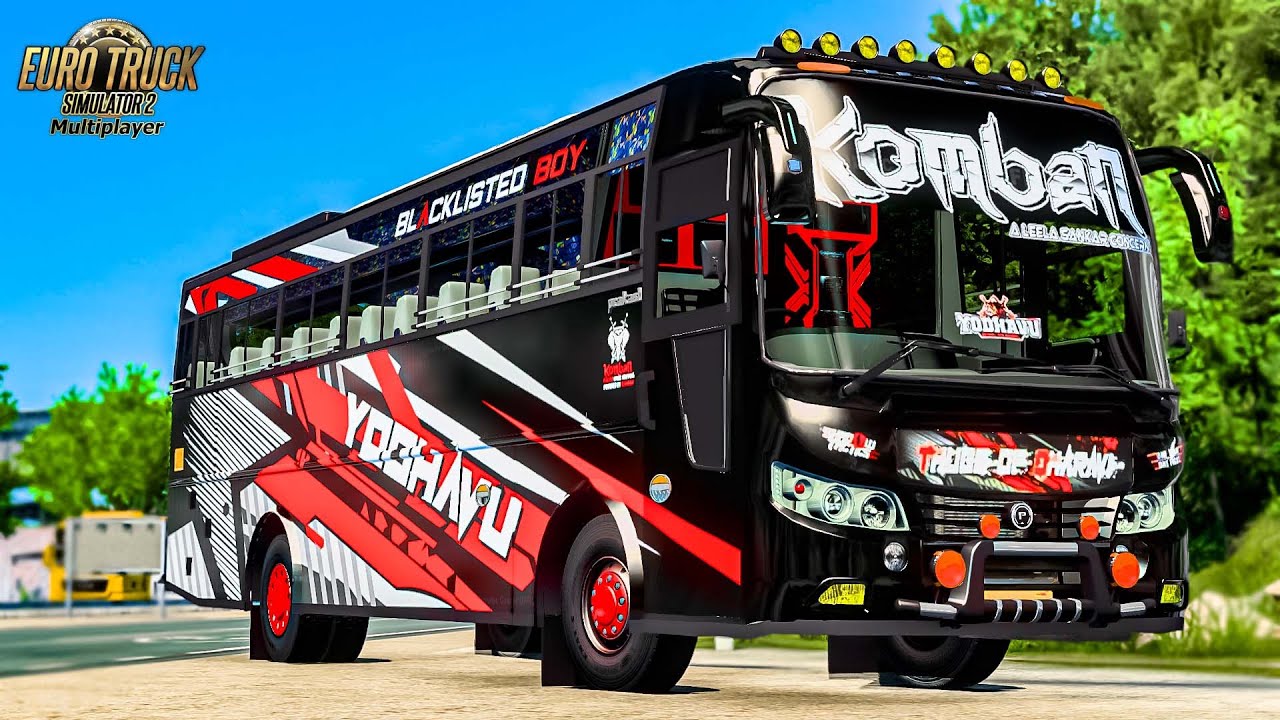 KOMBAN YODHAVU VS KOMBAN BOMBAY MULTIPLAYER ETS2 MALAYALAM 