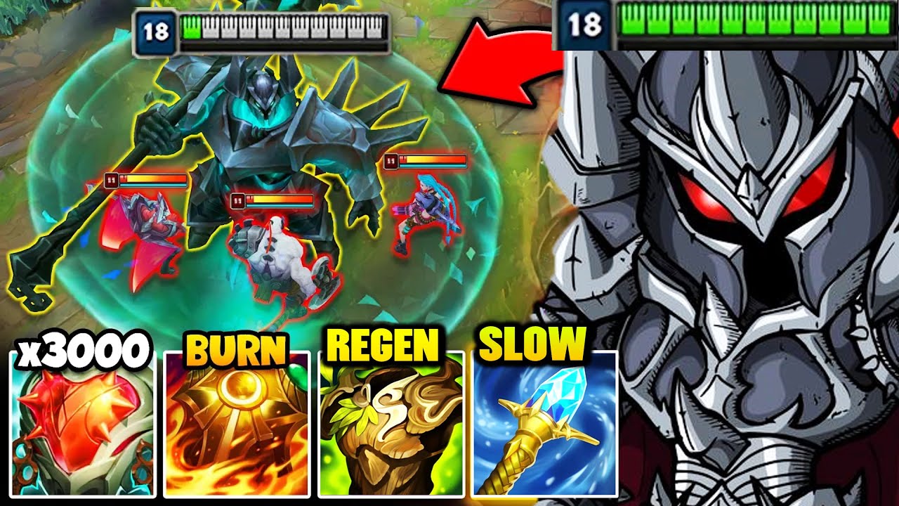 I CREATED THE FINAL BOSS OF LEAGUE OF LEGENDS (8000+ HEALTH MORDEKAISER)