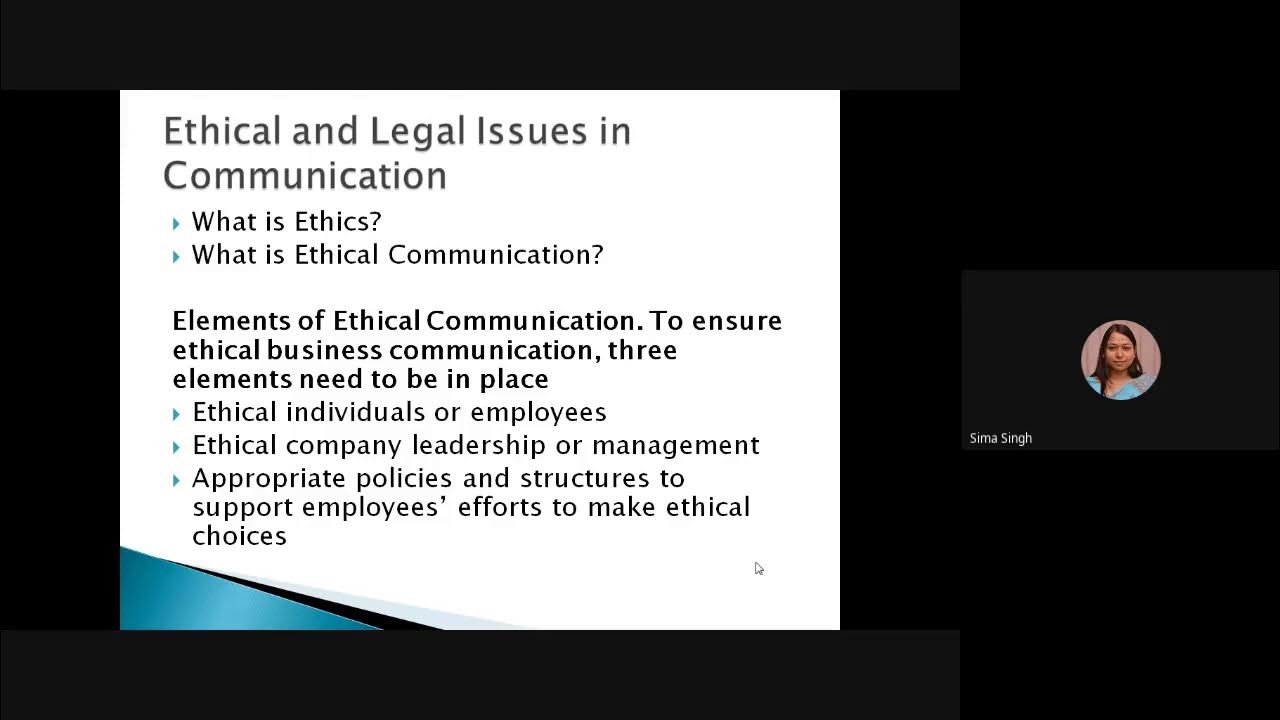 Ethical Dilemmas In Business Communication Ethical Issues in Business Communication - YouTube