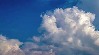 Deep Blue Sky - Clouds Timelapse- ADHD friendly *Music included*
