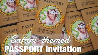Passport Invitation | Safari | ivien TV