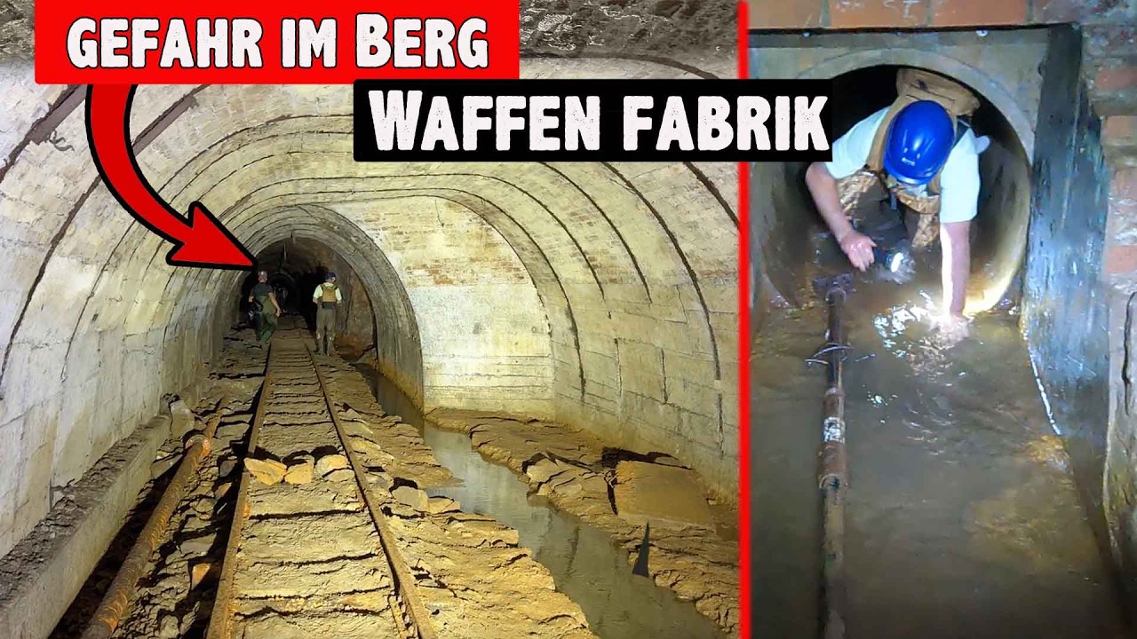 SS Unterwelten Waffen Fabrik nach 80 Jahren Giftige Gase und Lebensgefahr KlappspatenTV