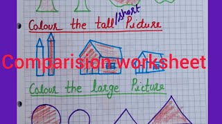 24 September 2025 Comparing Pictures ' who's Bigger'? KIDS WORKSHEET