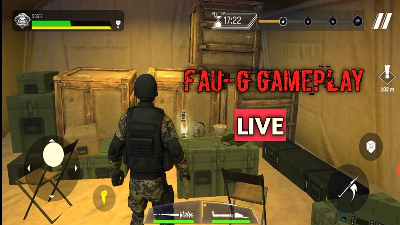 FAU-G GAME LIVE STREAM | FAU-G GAME LIVE