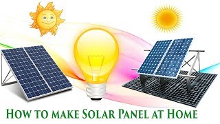 How To Join Solar Panel To Electric Bulb And Battery