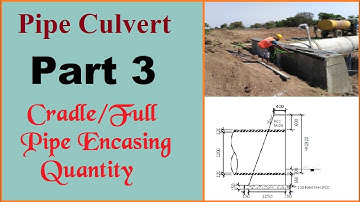 How to Calculate Quantity of Hume Pipe Culvert | Pipe Culvert Cradle Encasing Formula| HPC Culvert