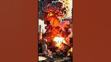 🛢️🔥 Refinery Explosion — Stunning AI-Generated Simulation!