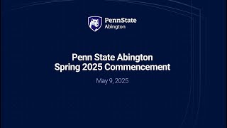 Spring 2025 Commencement Morning Ceremony