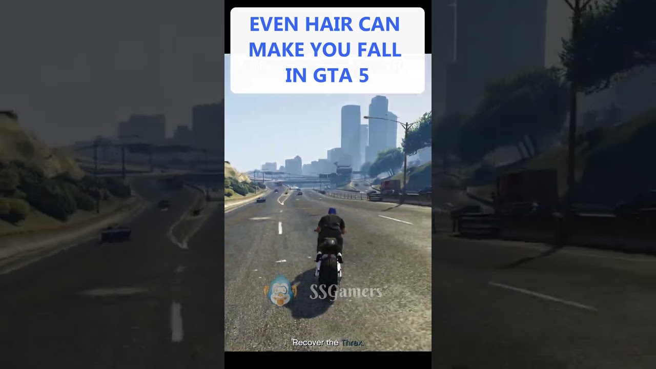 Even hair can make you fall in GTA 5 - GTA Logic