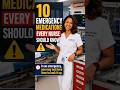 10 Emergency Medications used in hospital settings #nurses #healthcare #nursingstudent