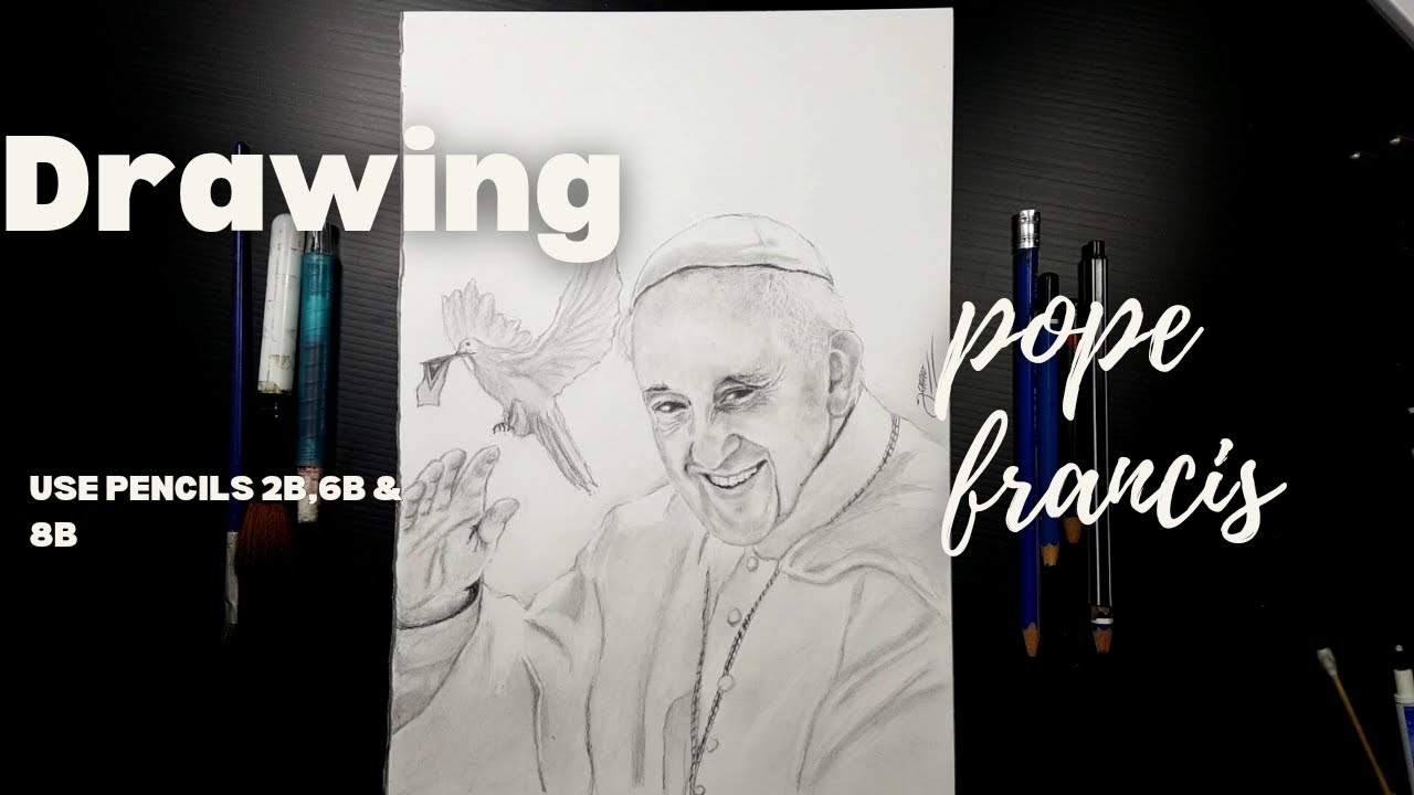 DRAWING POPE FRANCIS